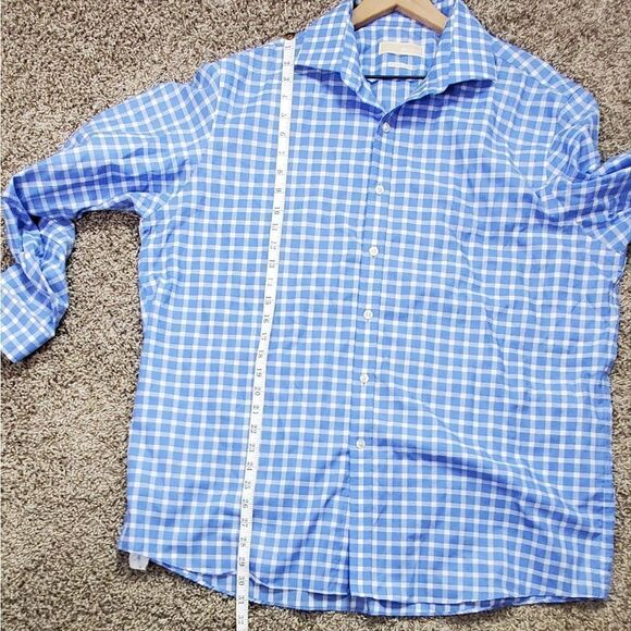 Michael Michael Kors Blue Checkered Shirt - Picture 6 of 6